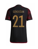 Saksa Ilkay Gundogan #21 Vieraspaita MM-kisat 2022 Lyhythihainen